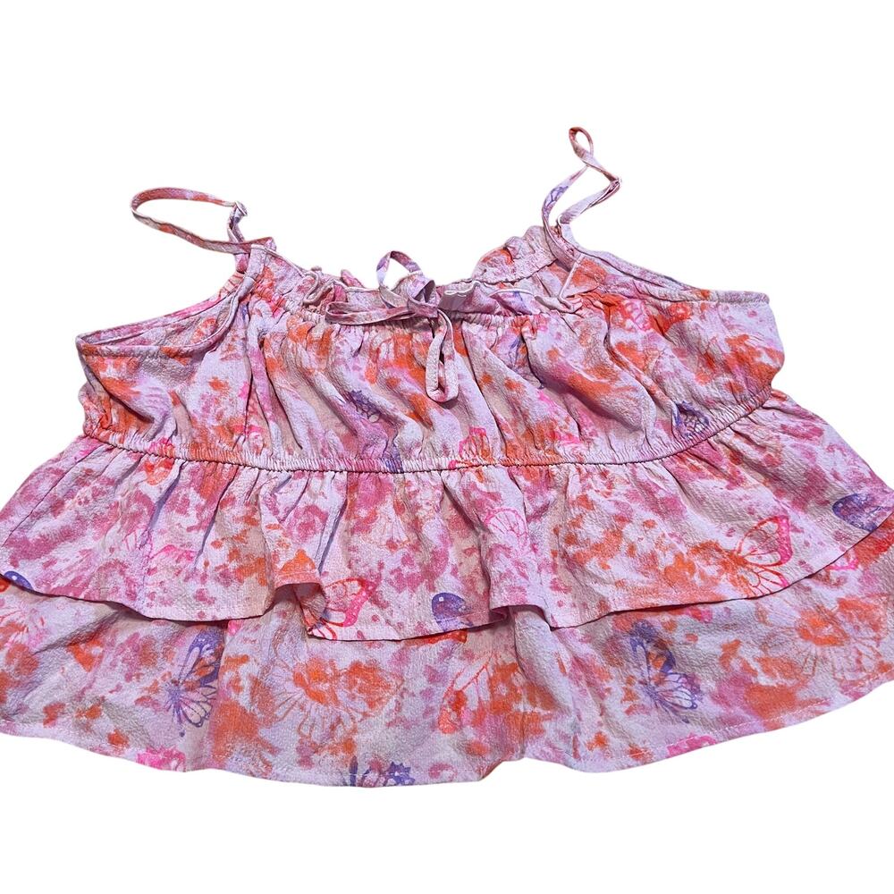 Wild Fable Women's Light Pink Tiered Ruffle Tank Top - Size Large - NWT